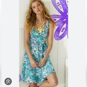 Lilly Pulitzer Shianne Seafoam Green Montauk Stretch Jersey Dress